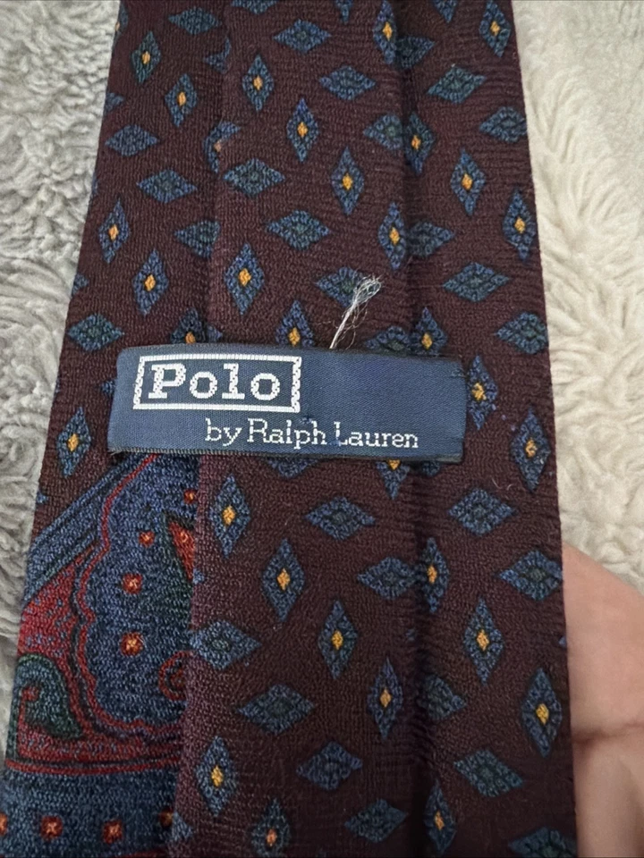 Polo Ralph Lauren Men's Silk Tie Handmade - Image 2 of 4