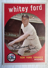 Topps 1959 Topps Whitey Ford New York Yankees #430 Baseball Card