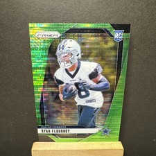 2024 Panini Prizm - Rookies Ryan Flournoy #387 Neon Green Pulsar Prizm (RC)