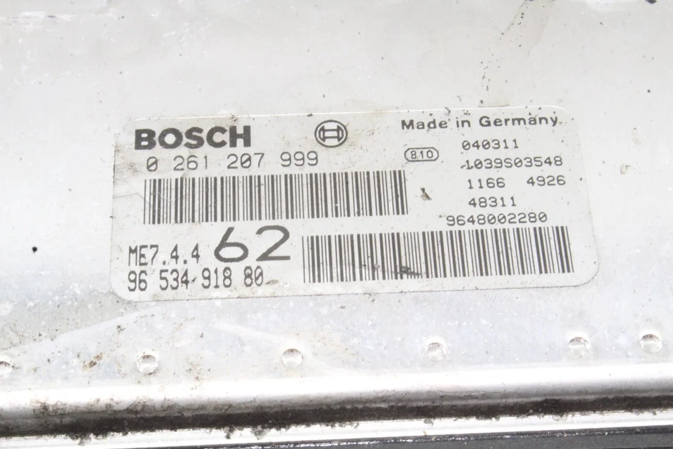 Centralina centralina centralina centralina motore CITROËN C2 JM 9653491880 1.6 benzina 80kw 2004 23881101 - Immagine 4 di 4
