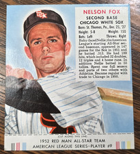 Nellie Fox Cards and Autographed Memorabilia Guide 15