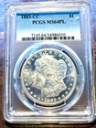 1883-CC $1 Carson City Morgan  PCGS MS64PL  Prooflike Mirrors PCGS