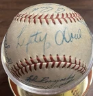 San Fran Seals signed Baseball signed by Lefty O’Doul  on sweet spot 1949-1950