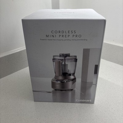 Cuisinart RMC100U Kabellose Mini Prep Pro Zerkleinerer Küchenmaschine Silber - NEU