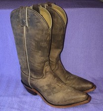 Stivali da cowboy usati da donna Nocona NCAA Collegiate UK Kentucky Wildcats 8,5B
