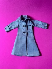 Sindy April Showers doll coat 1982 grey blue black buttons Pedigree 44361