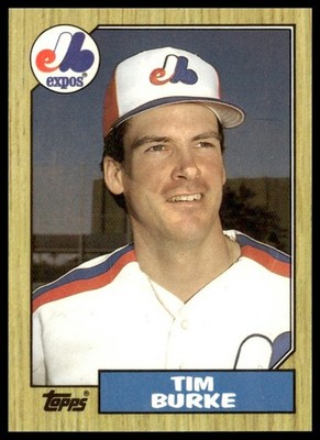 1987 Topps #624 Tim Burke Collector's Edition (Tiffany)