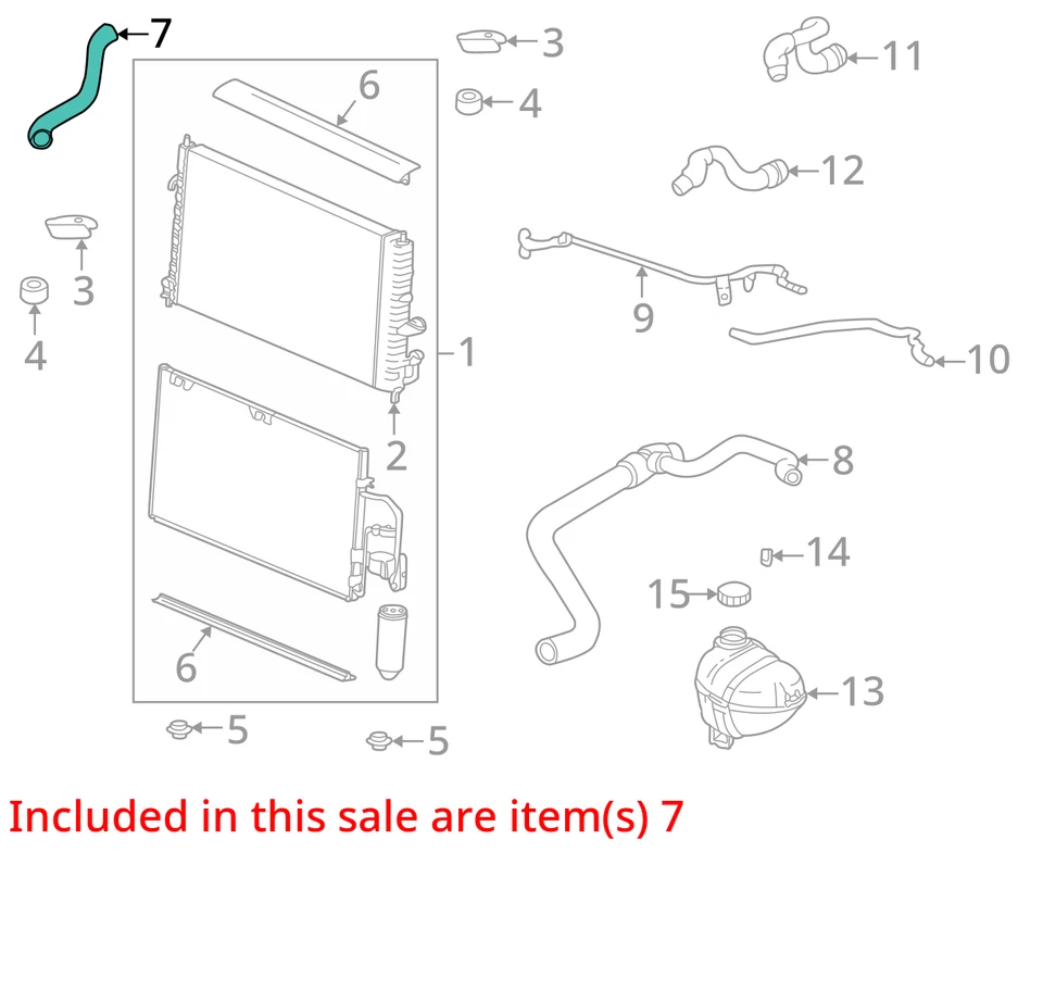 SE ADAPTA A 2000-2004 SATURN L200 LW200 MANGUERA RAD INL 90571381 - NUEVO OEM 90571381 Foto 2 de 3