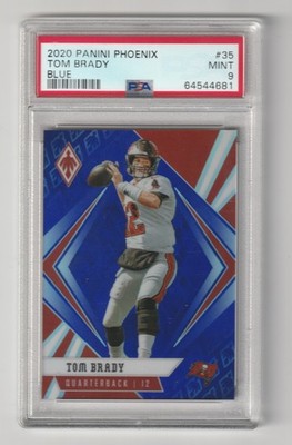 2020 Panini Phoenix PSA 9 Blue Tom Brady 11/35 SP
