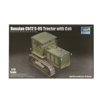 Trumpeter Model Kit Russian ChTZ S-65 Tractor w/Cab VG+/NM