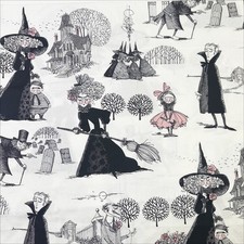 32" The Ghastlies 2009 OOP HTF Alexander Henry Ghastlie Cotton fabric, white