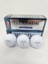 Wilson Titanium Straight Distance Golf Balls New 2 Boxes 6 Total Balls