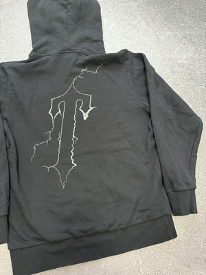 TRAPSTAR ブラック パーカー It's a secret TRAPSTAR It's A Secret Hoodie Embroidered Black Mens Small
