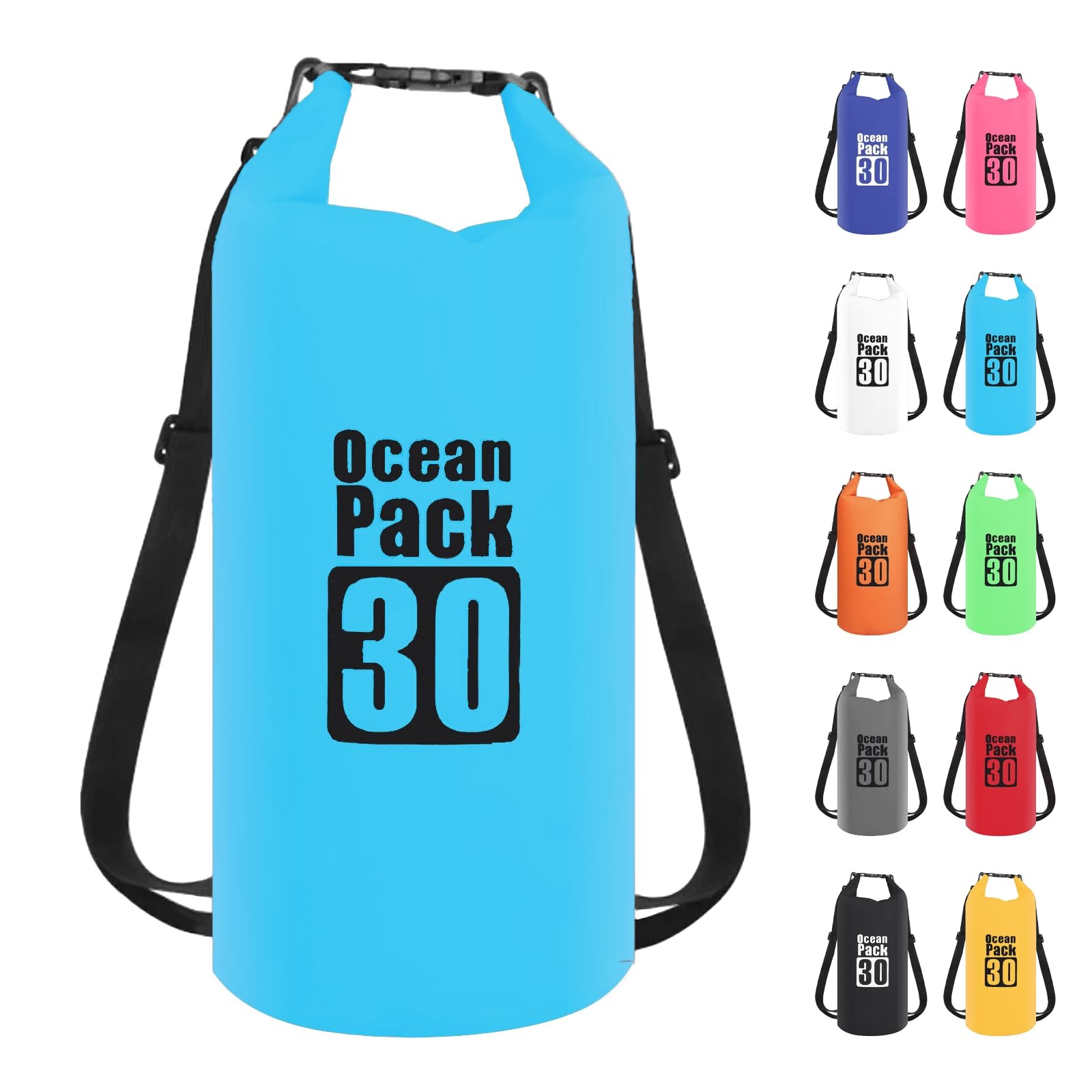Sac étanche 30L pour protéger vos affaires de l'eau et du sable