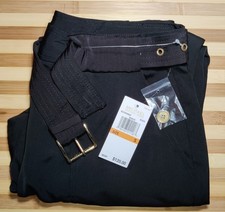 Michael Kors Women's Basics MK Belted Black Pants Size Small NWT $120