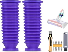 2 Pack Vacuum Lower Duct Hose Kit Compatible with Dyson V6,V7,V8,V10,V11,V15 Sof