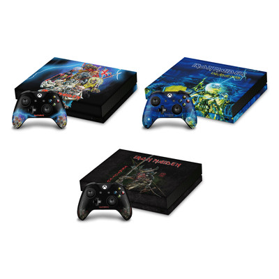 IRON MAIDEN GRAFIK KUNST VINYL SKIN FOR XBOX ONE X CONSOLE AND CONTROLLER BUNDLE