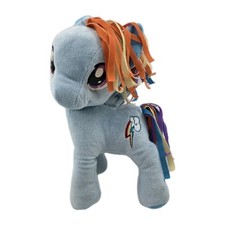 My Little Pony Rainbow Dash Horse Plush Stuffed Animal Toy Hasbro Ribbon Hair