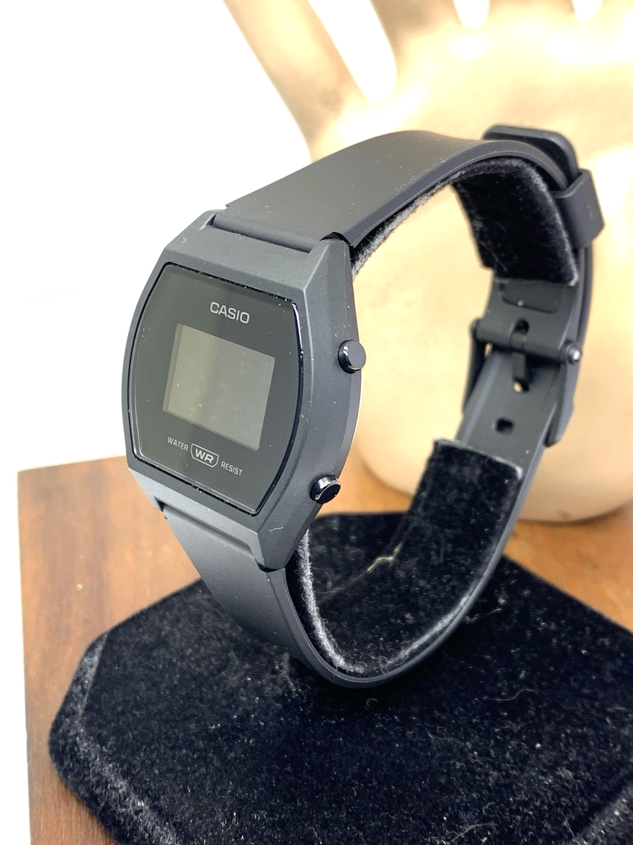 Casio Women's Watch LW204 Quartz Digital Sport Black Resin Strap