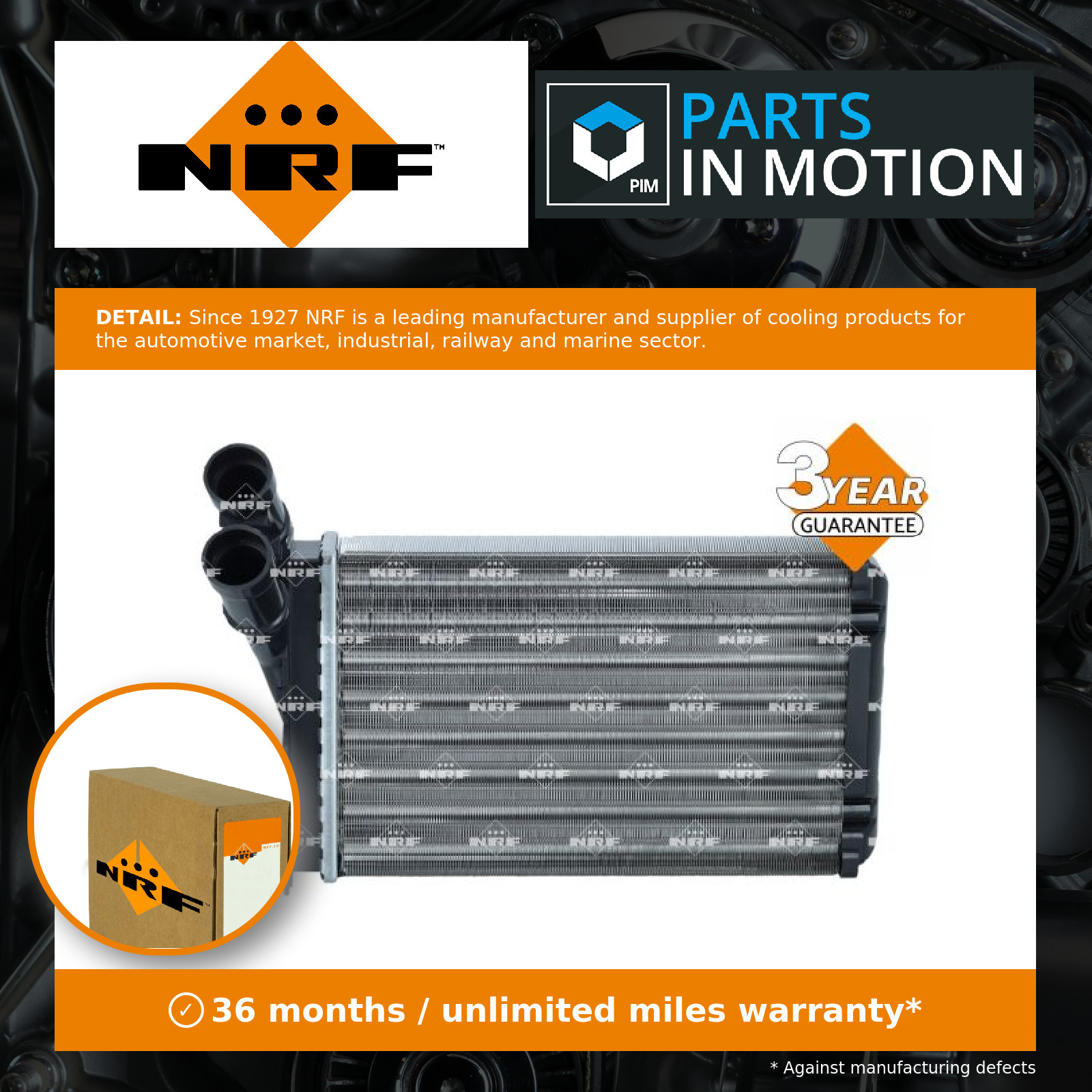 Genuine NRF Heat Exchanger Interior Heater Matrix - 54308 - Image 7