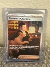 Pokemon Giovanni's Charisma 204/165 SV: Scarlet & Violet 151 (MEW) English SIR on eBay