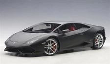 LAMBORGHINI HURACAN LP610-4 MATT BLACK 1/12 MODEL CAR BY AUTOART 12096