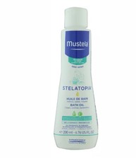 mustela stelatopia milky bath oil