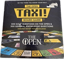 The Open TAXI! Board Game Golf & General Knowledge Age 12+ 2-4 Players or Teams