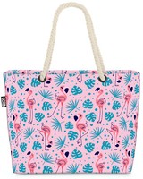 Void Tasche Flamingo Palmen Rosa Urlaub Reise Pool Gestreift Sommer