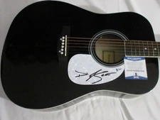 DYLAN SCOTT SIGNED ACOUSTIC GUITAR BECKETT BAS COA H56841 CRAZY OVER ME HOOKED
