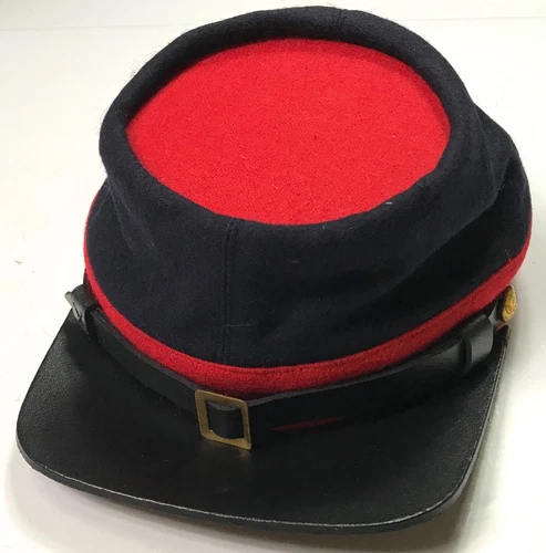 CIVIL WAR US UNION ARTILLERY WOOL KEPI FORAGE CAP HAT-MEDIUM