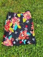 Vintage Casual Corner Annex Floral Skirt Petite 6 Colorful Flowers