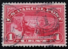 U.S. Used Stamp Scott #Q1 1c Parcel Post, XF - Superb. CDS Cancel. A Gem!