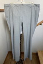 Talbots-Windsor-gray-polyester-Viscose/Spandex blend-dress pants-20W-Nwt