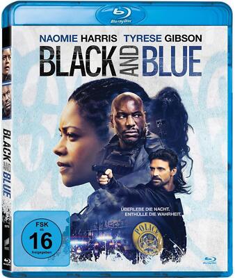 BLACK AND BLUE (Naomie Harris, Tyrese Gibson) Blu-ray Disc NEU+OVP