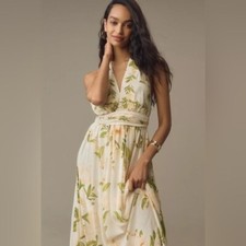 NWT Size XL - Farm Rio V-Neck Floral Maxi Dress