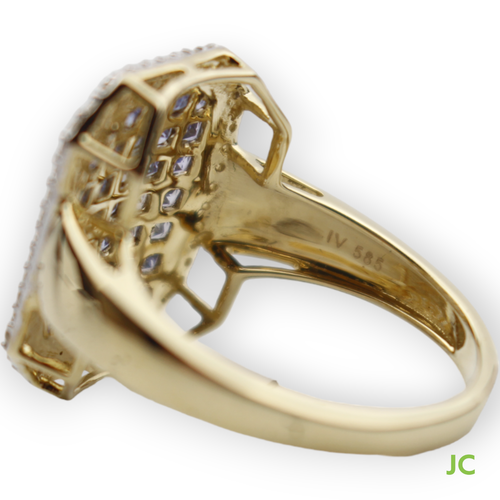 IVENS R-10194 Ring 31 Tansanite 585er Gold - Picture 9 of 10