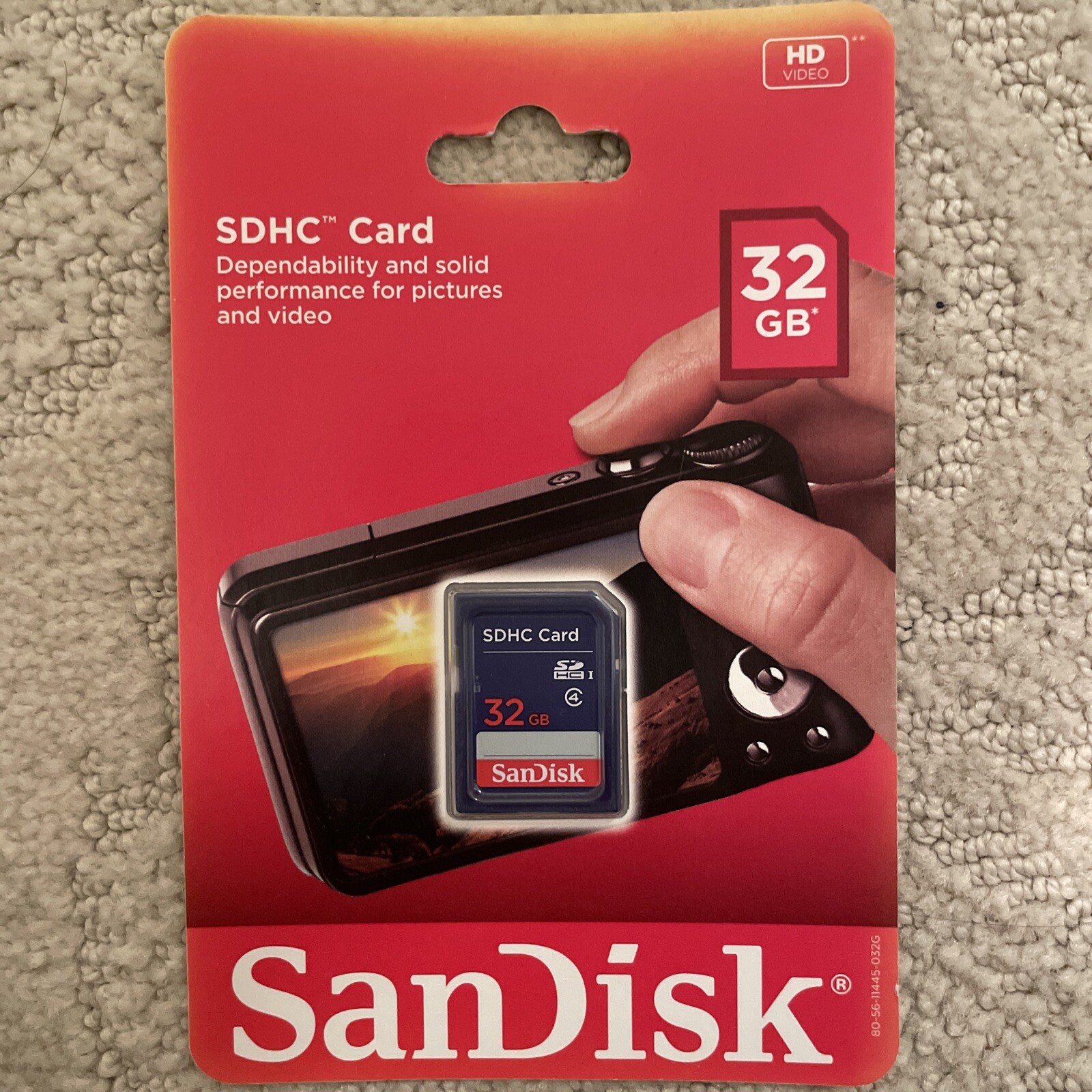 SanDisk 32GB Class 4 SDHC Flash Memory Card for Digital Camera Drone Photo-image