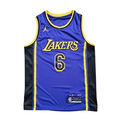 Nike Air Los Angeles Lakers Saison 2022-23 6 LEBRON JAMES Taille M - Photo 1/4