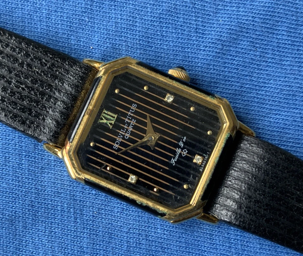 Vintage Women s Solvil et Titus Feuillo D Or Watch Quartz SL8637A