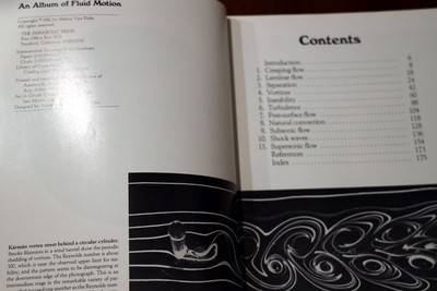 An Album of Fluid Motion by Milton Van Dyke 1982 First