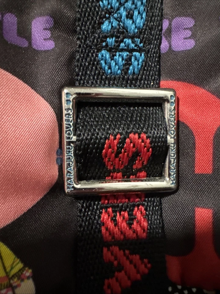 Bolso Bandolera Mensajero HARAJUKU LOVERS Nylon Estampado Niños Caras Foto 4 de 4