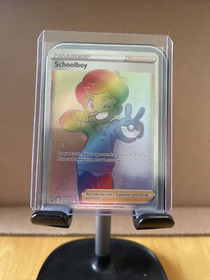 rainbow schoolboy pokemon card price 099/159 Zamazenta VStar