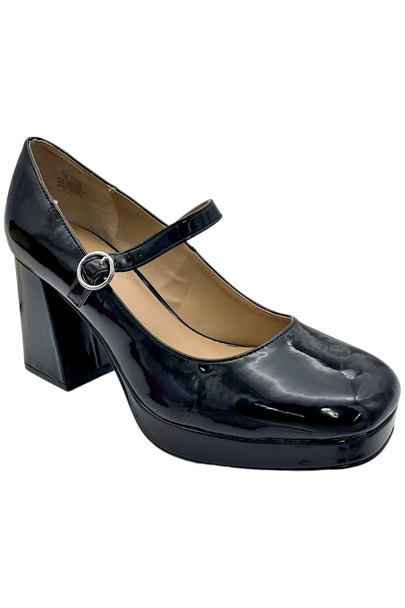 Escarpins Merona Talon Haut (kitten Heel) En Cuir Noir - Taille 10 US Femme - État Excellent
