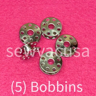 (5) Bobbins Fits Singer Featherweight 221  222 301 301A  Bobbins (New)  # 45785