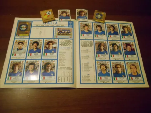 MANCOLISTE FIGURINE ALBUM CALCIATORI PANINI ESPANA 82 SPAGNA MONDIALI