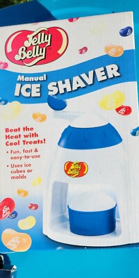 NEW Jelly Belly Manual Ice Shaver - Enjoy Fun & Easy Snow Cones At Home