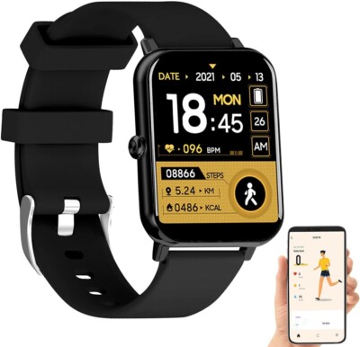 NEU Fitness Smartwatch für Sport Herzfrequenz Abnehmen Laufen Schrittzähler BMI