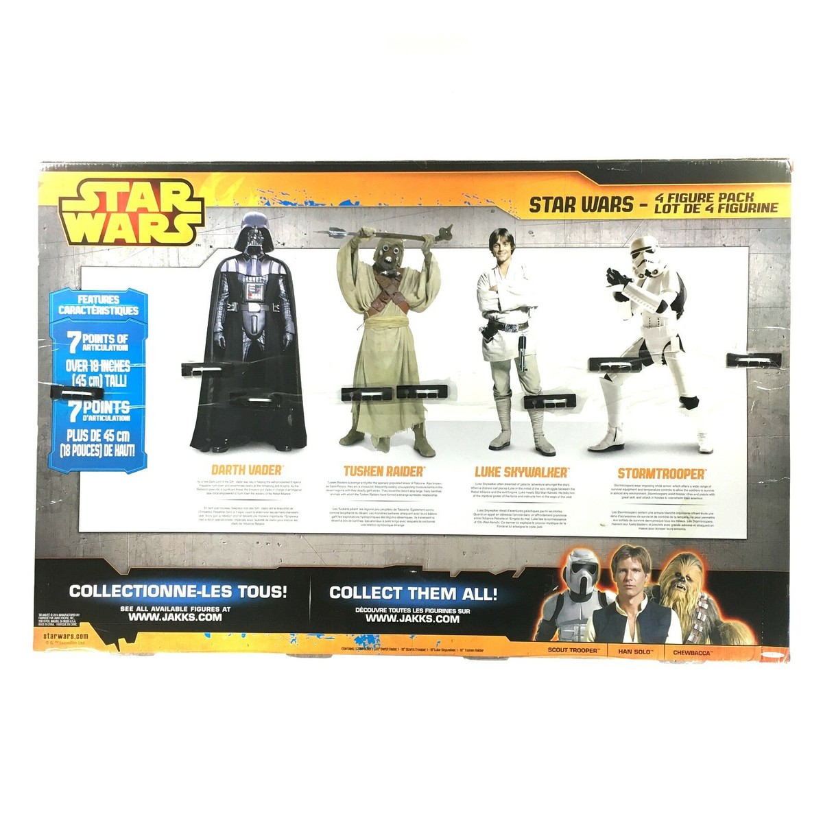 JAKKS Pacific Star Wars 4-Pack: Darth Vader, Luke, Tusken JAKKS Pacific Star Wars 4-Pack: Darth Vader, Luke, Tusken