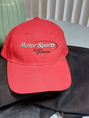 Motor Sports by Reeves Baseball Cap Adjustable Strap Anvil